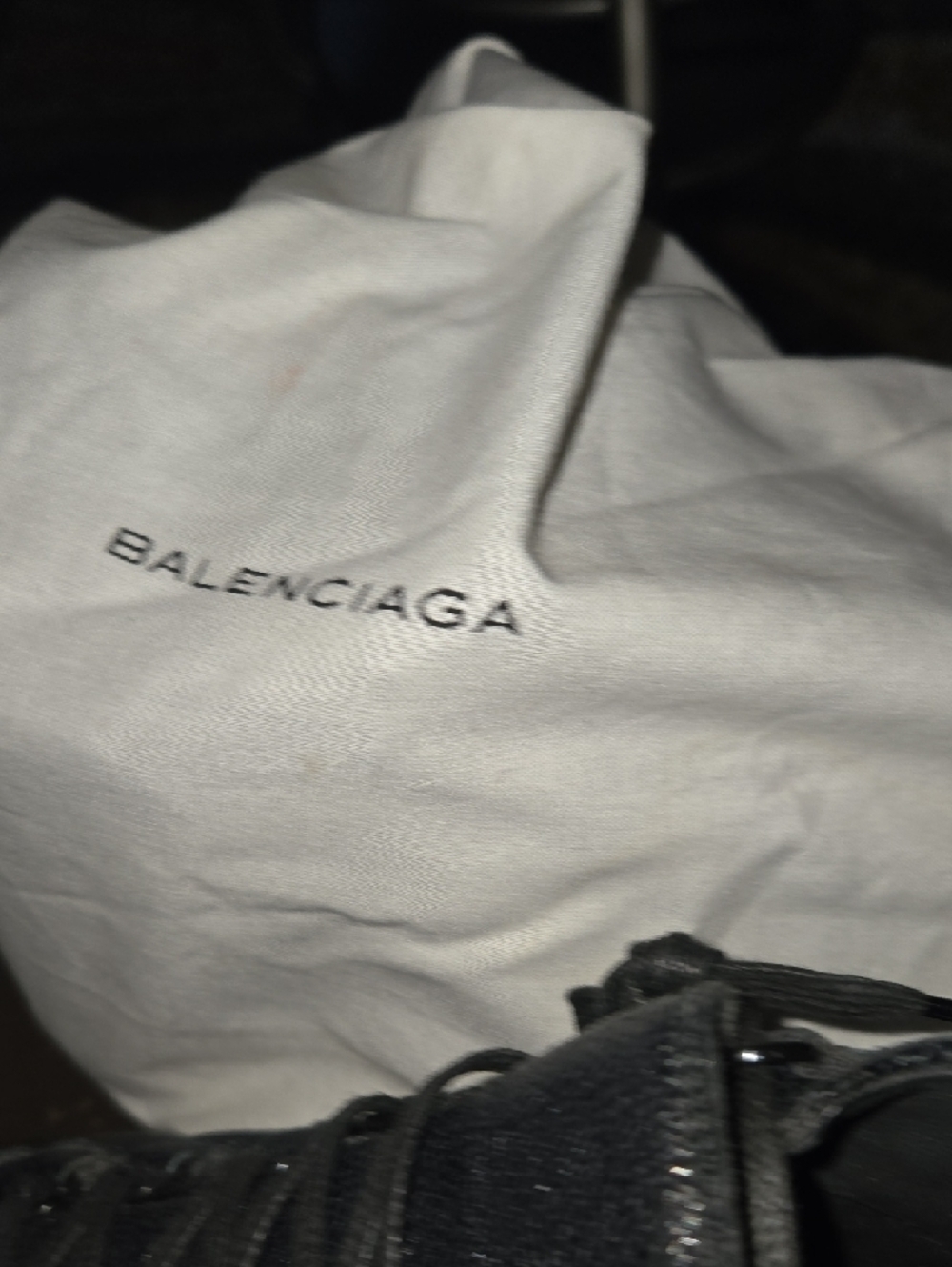 Black High-Top Leather Balenciaga Sneaker - Picture 10 of 15